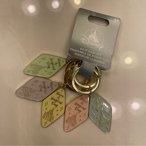 Disney Magical Day Pastel Keychain Set